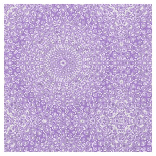 Amethist Mandala Patroon Ontwerp Stof (Close Up)
