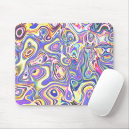 Amethist Multicolor Abstracte Amoeba Art Muismat