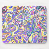 Amethist Multicolor Abstracte Amoeba Art Muismat (Voorkant)