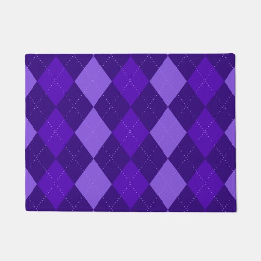 Amethist Paarse Argyle Deurmat (Voorkant)