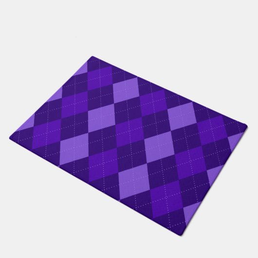 Amethist Paarse Argyle Deurmat (Schuin)