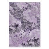 Amethist paarse bruiloft gevouwen escortkaart kaart (Achterkant)