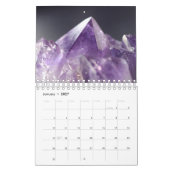 Amethist Paarse edelsteen kristal esthetisch Kalender (Jan 2027)