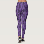Amethist Paarse Vacht Leggings (Achterkant)