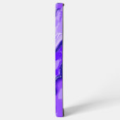 Amethist Paarse Violet Kleurrijk Abstract Marmer Samsung Galaxy Hoesje (Linkerkant)