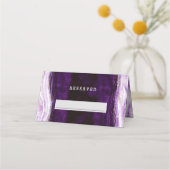 Amethist Paarse & Zilveren Gereserveerde Zitting B Plaatskaartje (Voorkant)