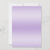 Amethist Quartz verjaardagsbrunch Kaart (Achterkant)