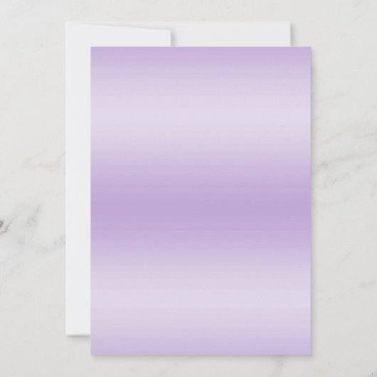 Amethist Quartz verjaardagsbrunch Kaart (Achterkant)