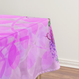 Amethist Raspberry Bloemen Bruiloft Tafelkleed