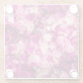 Amethist roze kristal naadloze textuur. glazen onderzetter (Achterkant)