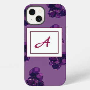 Amethist stenen vector iPhone 6/6s, Tough Xtreme 13 Hoesje