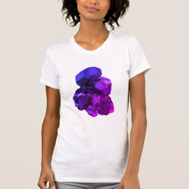 Amethist vector kunst Vrouwen Fitted T-Shirt