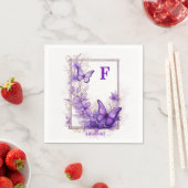 Amethist Wings bruiloft servet (Insitu)