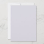 Amethyst Abrikoos Ranunculus Eucalyptus Bruiloft Kaart (Achterkant)