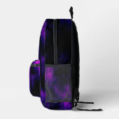 Amethyst Abstract Bedrukte Rugzak (Rechts)