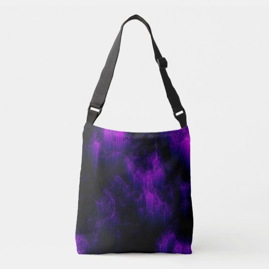 Amethyst Abstract Crossbody Tas (Voorkant)