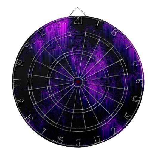 Amethyst Abstract Dartbord (Voorkant)