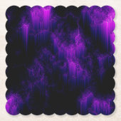 Amethyst Abstract Kartonnen Onderzetters (Voorkant)