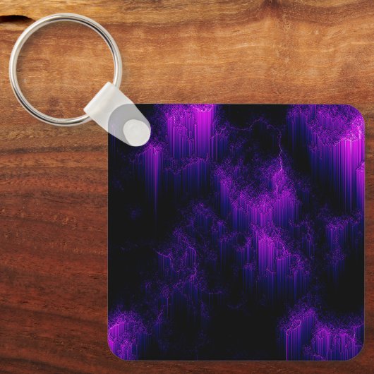 Amethyst Abstract Sleutelhanger (Voorkant)