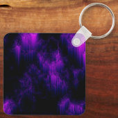 Amethyst Abstract Sleutelhanger (Achterkant)