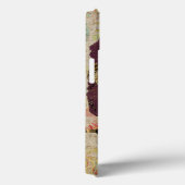 Amethyst & Amber Owl Floral iPad Case (Achterkant / Rechts)