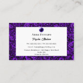 Amethyst & Amethyst Crystal Ball Loyalty Kaart (Achterkant)