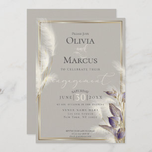 Amethyst Anthurium en Veathery Pampas Grass Kaart