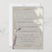 Amethyst Anthurium Pampas Grass Kaart (Voorkant)