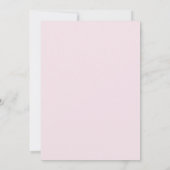 Amethyst Blush Geschilderde Trouw Kaart (Achterkant)