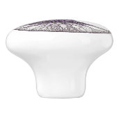 Amethyst-boom van de levensYggdrasil Keramische Knop (Zijkant)