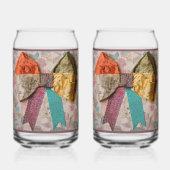 Amethyst Bow Soda Glass Blikvorm Glas (Voorkant)