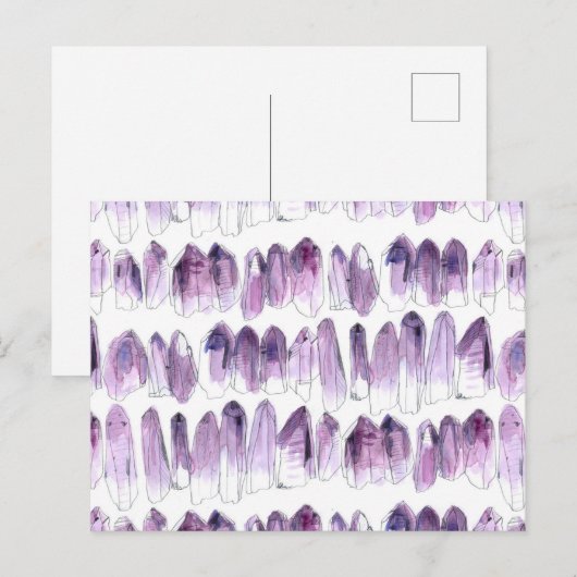 Amethyst Briefkaart (Voorkant / Achterkant)