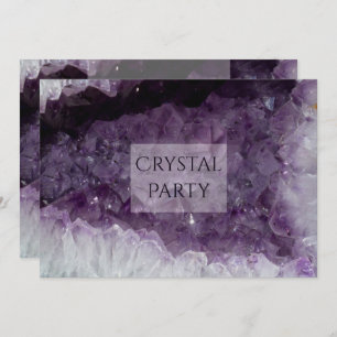 Amethyst Cave Crystal Party Kaart