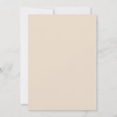 Amethyst Champagne Krans Bruiloft Kaart (Achterkant)