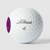 Amethyst Circle Persoonlijke Golfbal (3) HAMbWG Golfballen (Logo)
