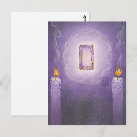 Amethyst Core Briefkaart (Voorkant / Achterkant)