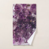 Amethyst Crystal Cleansing Energy Bath Towels Bad Handdoek (Handdoek)