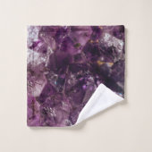 Amethyst Crystal Cleansing Energy Bath Towels Bad Handdoek (Wasdoekje)