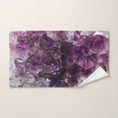 Amethyst Crystal Cleansing Energy Bath Towels Bad Handdoek (Handdoek)