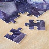 Amethyst Crystal Cluster Legpuzzel (Zijkant)