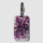 Amethyst Crystal Energy Bagagelabel (Voorkant (verticaal))