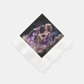 Amethyst Crystal Fantasy Fairy Princess Servet (Hoek)