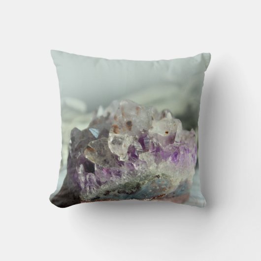 Amethyst Crystal Healing Cushion Pillow Kussen (Voorkant)