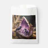 Amethyst Crystal - Kraaien Blackbird Ravens Bedankzakje (Voorkant)