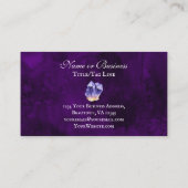 Amethyst Crystal Paars Beauful Visitekaartje (Achterkant)
