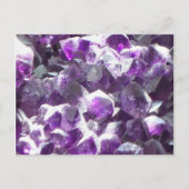 Amethyst Crystal Post Card Briefkaart (Voorkant)