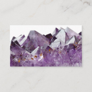 Amethyst Crystal-Visitekaartjes Visitekaartje