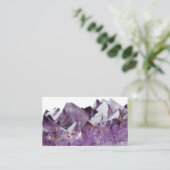 Amethyst Crystal-Visitekaartjes Visitekaartje (Staand voorkant)