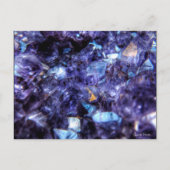 Amethyst Crystals Briefkaart (Voorkant)
