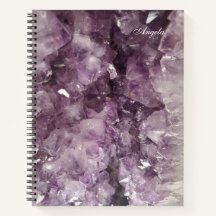 Amethyst Crystals Foto met naam